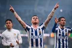 20250811 IFK Göteborgs Tobias Heintz under fotbollsmatchen mellan GAIS och IFK Göteborg i Allsvenskan den 11 augusti 2025 på Gamla Ullevi i Göteborg.