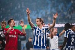 20250811 IFK Göteborgs August Erlingmark under fotbollsmatchen mellan GAIS och IFK Göteborg i Allsvenskan den 11 augusti 2025 på Gamla Ullevi i Göteborg.