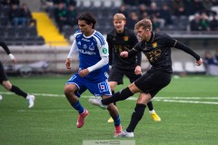 20260307 GAIS Kevin Holmén gör 1-0 under fotbollsmatchen i Svenska Cupen mellan GAIS och IFK Norrköping den 7 mars 2026 på Nordic Wellness Arena i Göteborg. 
Foto: Filip Kauffeldt