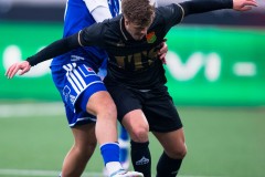 20260307 GAIS Kevin Holmén och Norrköpings Moutaz Neffati under fotbollsmatchen i Svenska Cupen mellan GAIS och IFK Norrköping den 7 mars 2026 på Nordic Wellness Arena i Göteborg. 
Foto: Filip Kauffeldt