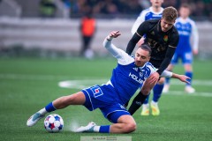 20260307 GAIS Kevin Holmén och Norrköpings Moutaz Neffati under fotbollsmatchen i Svenska Cupen mellan GAIS och IFK Norrköping den 7 mars 2026 på Nordic Wellness Arena i Göteborg. 
Foto: Filip Kauffeldt
