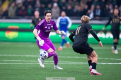 20260307 Norrköpings David Mitov Nilsson under fotbollsmatchen i Svenska Cupen mellan GAIS och IFK Norrköping den 7 mars 2026 på Nordic Wellness Arena i Göteborg. 
Foto: Filip Kauffeldt