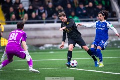 20260307 GAIS Robin Frej gör 2-0 under fotbollsmatchen i Svenska Cupen mellan GAIS och IFK Norrköping den 7 mars 2026 på Nordic Wellness Arena i Göteborg. 
Foto: Filip Kauffeldt