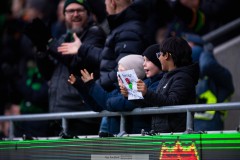 20260307 Publik jublar under fotbollsmatchen i Svenska Cupen mellan GAIS och IFK Norrköping den 7 mars 2026 på Nordic Wellness Arena i Göteborg. 
Foto: Filip Kauffeldt