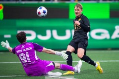 20260307 GAIS Henry Sletsjøe under fotbollsmatchen i Svenska Cupen mellan GAIS och IFK Norrköping den 7 mars 2026 på Nordic Wellness Arena i Göteborg. 
Foto: Filip Kauffeldt