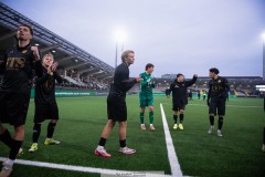 20260307 GAIS Rasmus Niklasson Petrovic efter fotbollsmatchen i Svenska Cupen mellan GAIS och IFK Norrköping den 7 mars 2026 på Nordic Wellness Arena i Göteborg. 
Foto: Filip Kauffeldt