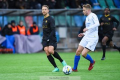 20240210 GAIS Gustav Lundgren under träningsmatchen mellan GAIS och IK Oddevold på Valhalla IP den 10 februari 2024 i Göteborg.