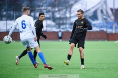 20240210 GAIS Jonas Lindberg under träningsmatchen mellan GAIS och IK Oddevold på Valhalla IP den 10 februari 2024 i Göteborg.