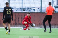 20240210 GAIS Kees Sims under träningsmatchen mellan GAIS och IK Oddevold på Valhalla IP den 10 februari 2024 i Göteborg.