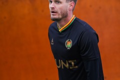 20240210 GAIS Jonas Lindberg under träningsmatchen mellan GAIS och IK Oddevold på Valhalla IP den 10 februari 2024 i Göteborg.