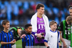 202401110 GAIS Kees Sims under fotbollsmatchen mellan GAIS och IK Sirius  i Allsvenskan den 10 november 2024 på Gamla Ullevi i Göteborg.