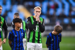 202401110 GAIS Robin Wendin Thomasson under fotbollsmatchen mellan GAIS och IK Sirius  i Allsvenskan den 10 november 2024 på Gamla Ullevi i Göteborg.