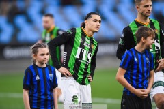 202401110 GAIS Amin Boudri under fotbollsmatchen mellan GAIS och IK Sirius  i Allsvenskan den 10 november 2024 på Gamla Ullevi i Göteborg.
