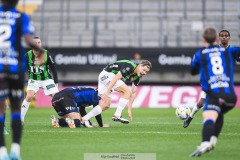 202401110 =g210under fotbollsmatchen mellan GAIS och IK Sirius  i Allsvenskan den 10 november 2024 på Gamla Ullevi i Göteborg.