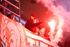 202401110 Publik under fotbollsmatchen mellan GAIS och IK Sirius  i Allsvenskan den 10 november 2024 på Gamla Ullevi i Göteborg.