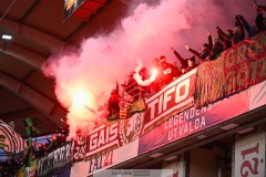 202401110 Publik under fotbollsmatchen mellan GAIS och IK Sirius  i Allsvenskan den 10 november 2024 på Gamla Ullevi i Göteborg.