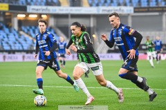 202401110 GAIS Amin Boudri under fotbollsmatchen mellan GAIS och IK Sirius  i Allsvenskan den 10 november 2024 på Gamla Ullevi i Göteborg.