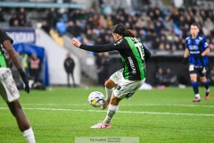 202401110 GAIS Amin Boudri under fotbollsmatchen mellan GAIS och IK Sirius  i Allsvenskan den 10 november 2024 på Gamla Ullevi i Göteborg.