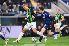 202401110 GAIS Gustav Lundgren under fotbollsmatchen mellan GAIS och IK Sirius  i Allsvenskan den 10 november 2024 på Gamla Ullevi i Göteborg.