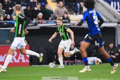 202401110 GAIS August Wängberg under fotbollsmatchen mellan GAIS och IK Sirius  i Allsvenskan den 10 november 2024 på Gamla Ullevi i Göteborg.