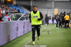 202401110 GAIS Simon Sjöholm under fotbollsmatchen mellan GAIS och IK Sirius  i Allsvenskan den 10 november 2024 på Gamla Ullevi i Göteborg.