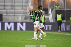 202401110 GAIS Jonas Lindberg under fotbollsmatchen mellan GAIS och IK Sirius  i Allsvenskan den 10 november 2024 på Gamla Ullevi i Göteborg.