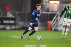 202401110 IK Sirius August Ljungberg under fotbollsmatchen mellan GAIS och IK Sirius  i Allsvenskan den 10 november 2024 på Gamla Ullevi i Göteborg.