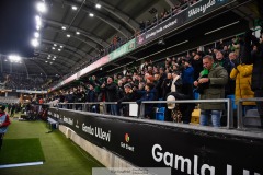 202401110 Publik under fotbollsmatchen mellan GAIS och IK Sirius  i Allsvenskan den 10 november 2024 på Gamla Ullevi i Göteborg.