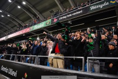 202401110 Publik under fotbollsmatchen mellan GAIS och IK Sirius  i Allsvenskan den 10 november 2024 på Gamla Ullevi i Göteborg.