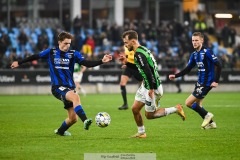 202401110 GAIS Edvin Becirovic under fotbollsmatchen mellan GAIS och IK Sirius  i Allsvenskan den 10 november 2024 på Gamla Ullevi i Göteborg.