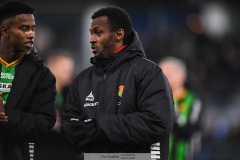 202401110 GAIS Richard Friday under fotbollsmatchen mellan GAIS och IK Sirius  i Allsvenskan den 10 november 2024 på Gamla Ullevi i Göteborg.
