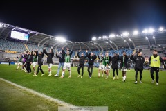 202401110 GAIS under fotbollsmatchen mellan GAIS och IK Sirius  i Allsvenskan den 10 november 2024 på Gamla Ullevi i Göteborg.