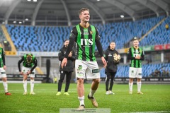 202401110 GAIS Alexander Ahl Holmström under fotbollsmatchen mellan GAIS och IK Sirius  i Allsvenskan den 10 november 2024 på Gamla Ullevi i Göteborg.