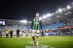 202401110 GAIS Alexander Ahl Holmström under fotbollsmatchen mellan GAIS och IK Sirius  i Allsvenskan den 10 november 2024 på Gamla Ullevi i Göteborg.