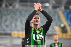 202401110 GAIS Alexander Ahl Holmström under fotbollsmatchen mellan GAIS och IK Sirius  i Allsvenskan den 10 november 2024 på Gamla Ullevi i Göteborg.