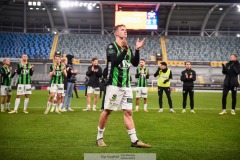 202401110 GAIS Alexander Ahl Holmström under fotbollsmatchen mellan GAIS och IK Sirius  i Allsvenskan den 10 november 2024 på Gamla Ullevi i Göteborg.