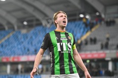 202401110 GAIS August Wängberg under fotbollsmatchen mellan GAIS och IK Sirius  i Allsvenskan den 10 november 2024 på Gamla Ullevi i Göteborg.