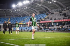 202401110 GAIS August Wängberg under fotbollsmatchen mellan GAIS och IK Sirius  i Allsvenskan den 10 november 2024 på Gamla Ullevi i Göteborg.