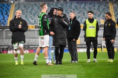 202401110 GAIS Huvudtränare Fredrik Holmberg under fotbollsmatchen mellan GAIS och IK Sirius  i Allsvenskan den 10 november 2024 på Gamla Ullevi i Göteborg.