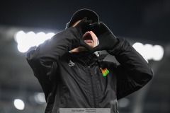 202401110 GAIS Huvudtränare Fredrik Holmberg under fotbollsmatchen mellan GAIS och IK Sirius  i Allsvenskan den 10 november 2024 på Gamla Ullevi i Göteborg.