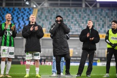 202401110 GAIS Huvudtränare Fredrik Holmberg under fotbollsmatchen mellan GAIS och IK Sirius  i Allsvenskan den 10 november 2024 på Gamla Ullevi i Göteborg.