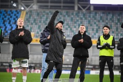 202401110 GAIS Huvudtränare Fredrik Holmberg under fotbollsmatchen mellan GAIS och IK Sirius  i Allsvenskan den 10 november 2024 på Gamla Ullevi i Göteborg.