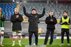 202401110 GAIS Huvudtränare Fredrik Holmberg under fotbollsmatchen mellan GAIS och IK Sirius  i Allsvenskan den 10 november 2024 på Gamla Ullevi i Göteborg.