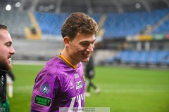 202401110 GAIS Kees Sims under fotbollsmatchen mellan GAIS och IK Sirius  i Allsvenskan den 10 november 2024 på Gamla Ullevi i Göteborg.