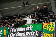 202401110 Publik under fotbollsmatchen mellan GAIS och IK Sirius  i Allsvenskan den 10 november 2024 på Gamla Ullevi i Göteborg.