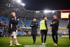 202401110 GAIS Huvudtränare Fredrik Holmberg under fotbollsmatchen mellan GAIS och IK Sirius  i Allsvenskan den 10 november 2024 på Gamla Ullevi i Göteborg.