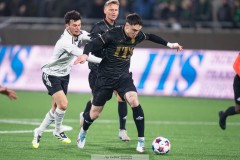 20260223 GAIS Samuel Salter under fotbollsmatchen i Svenska Cupen mellan GAIS och Landskrona BoIS den 23 februari 2026 på Nordic Wellness Arena i Göteborg. 
Foto: Filip Kauffeldt