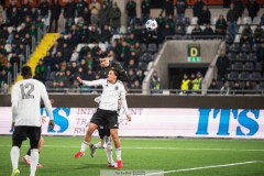 20260223 GAIS Samuel Salter under fotbollsmatchen i Svenska Cupen mellan GAIS och Landskrona BoIS den 23 februari 2026 på Nordic Wellness Arena i Göteborg. 
Foto: Filip Kauffeldt