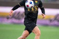 20260223 GAIS Rasmus Niklasson Petrovic gör 3-0 under fotbollsmatchen i Svenska Cupen mellan GAIS och Landskrona BoIS den 23 februari 2026 på Nordic Wellness Arena i Göteborg. 
Foto: Filip Kauffeldt