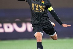 20260223 GAIS Gustav Lundgren under fotbollsmatchen i Svenska Cupen mellan GAIS och Landskrona BoIS den 23 februari 2026 på Nordic Wellness Arena i Göteborg. 
Foto: Filip Kauffeldt